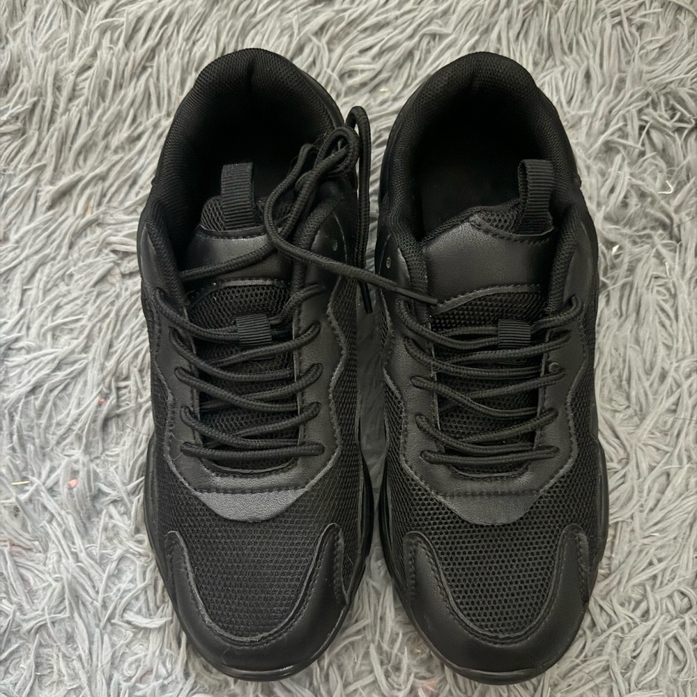 Black sneakers